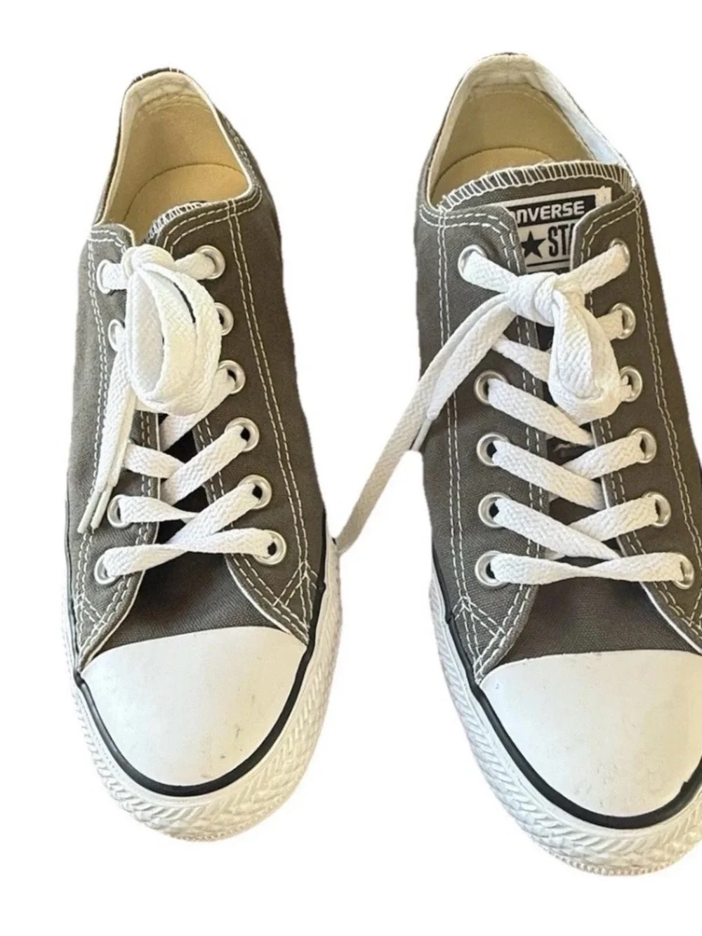 NWOT and w/o Box Converse All Star Sneakers Gray/Green Men’s Sz 6 Women’s Sz 8 - Picture 1 of 5